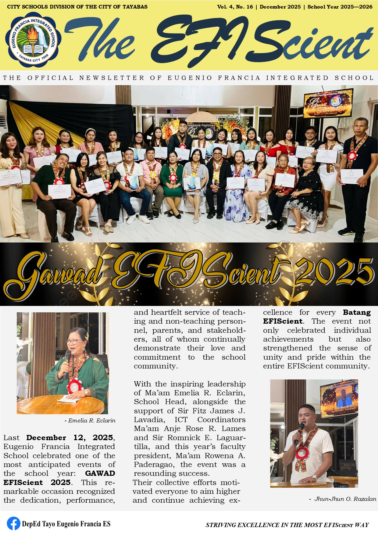 DepEd Tayo... - DepEd Tayo Eugenio Francia ES - Tayabas City
