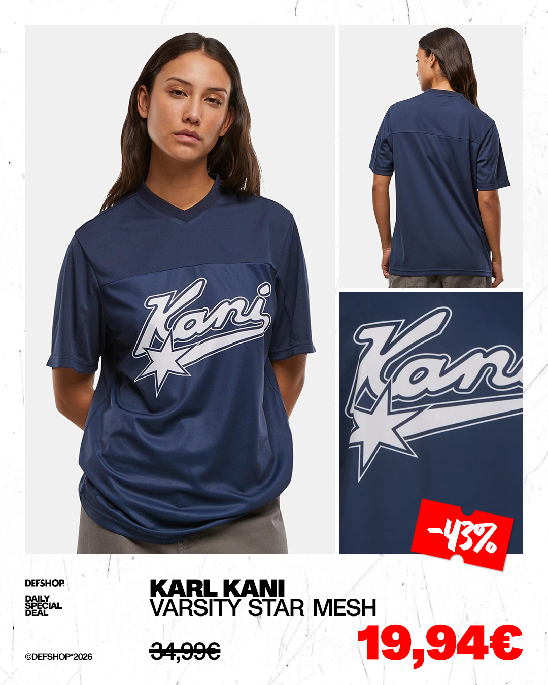 💥 DAILY SPECIAL DEAL 💥 https://www.def-shop .com/p/varsity-star-mesh-jersey-154105/?smm=de.fb.154105