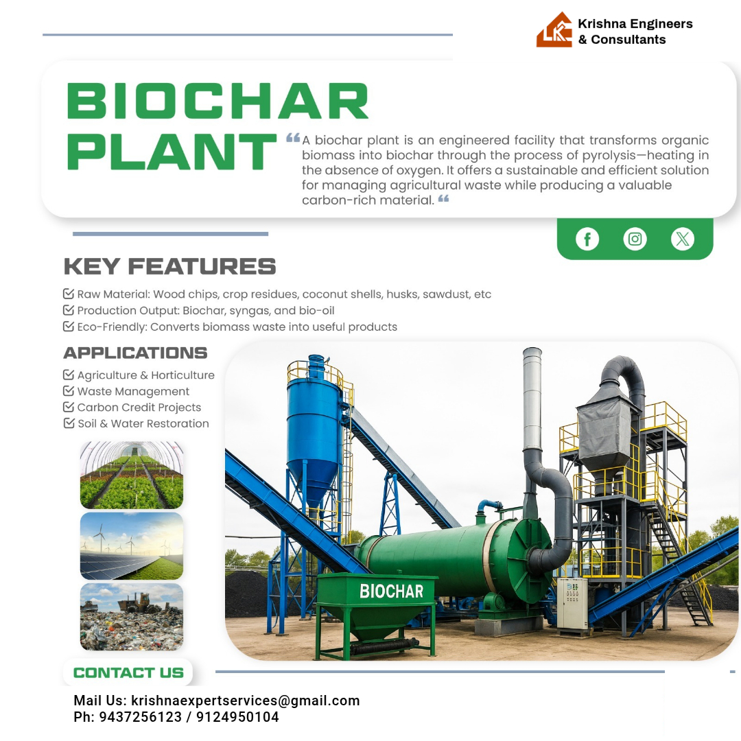Krishna - Turn waste into wealth with Biochar Plants 🌱🔥 Sustainable ...