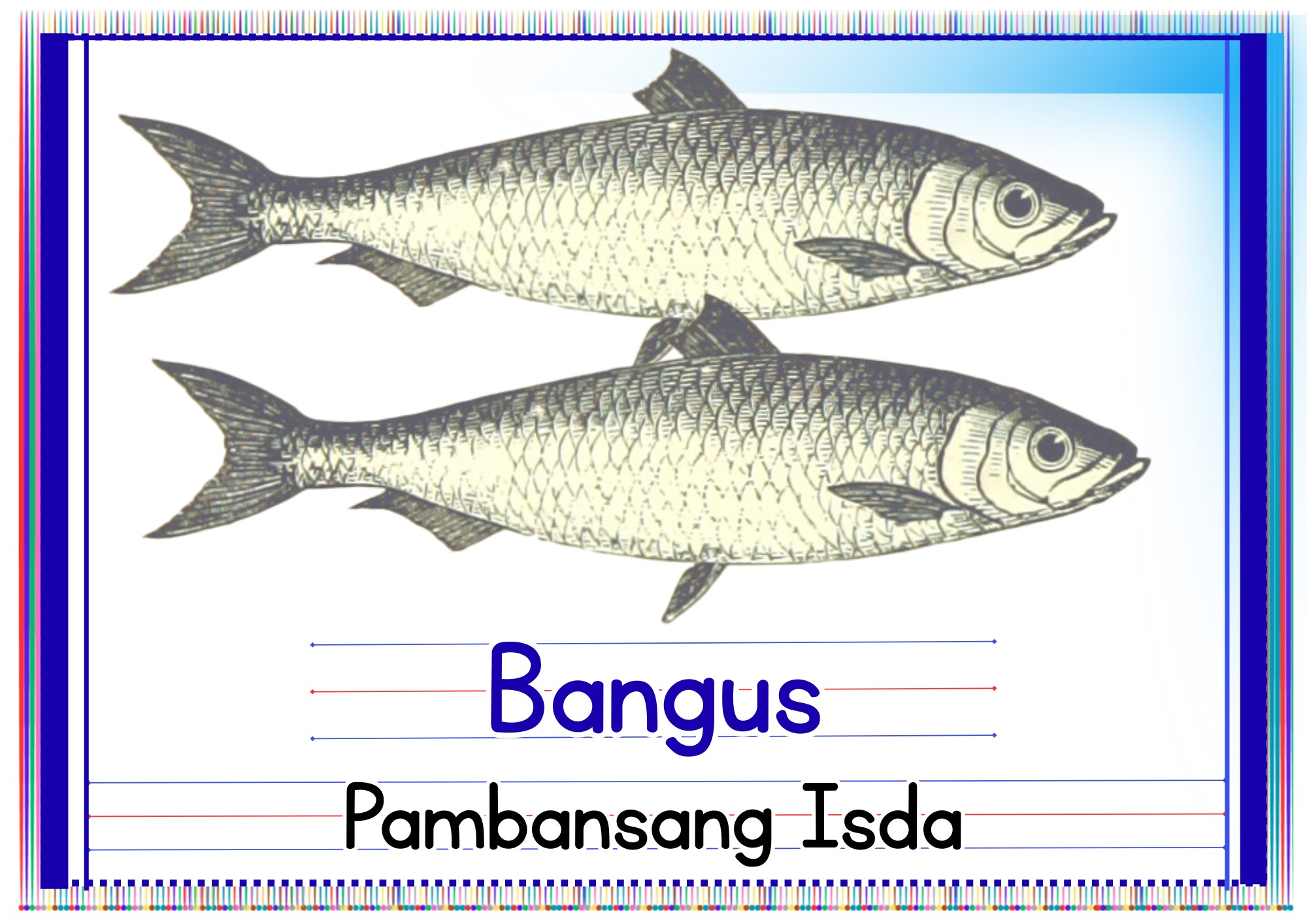 KINDERGARTEN CLASS | Pinalitan ko yung Pic ng isda guys d pala daw yun ...