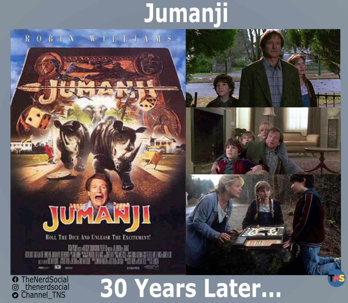 Happy 30th Anniversary to 'Jumanji' 🩷