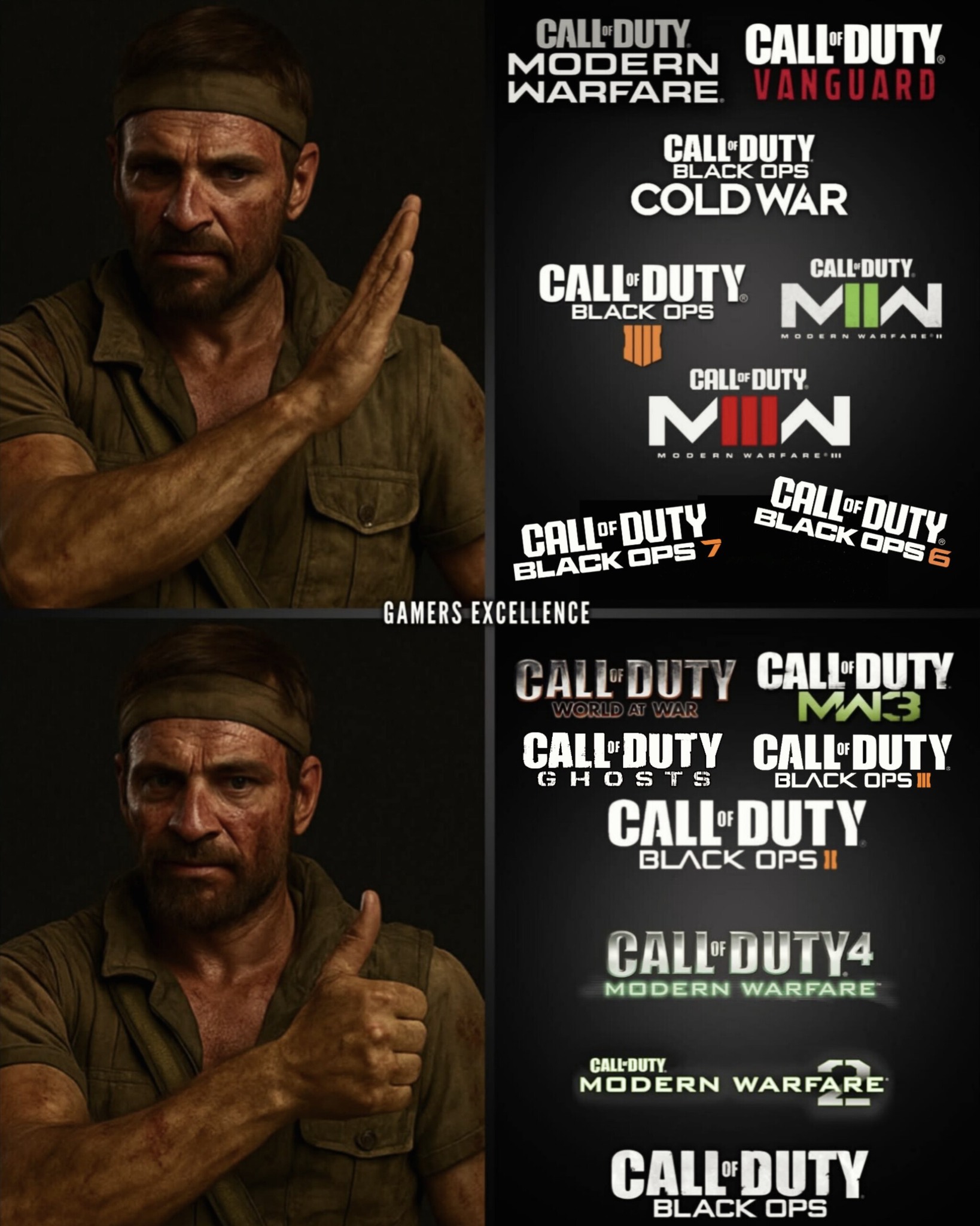 Gamers - Call of Duty Back Then 👍 Call of Duty Now 👎 #boxingmatch # ...