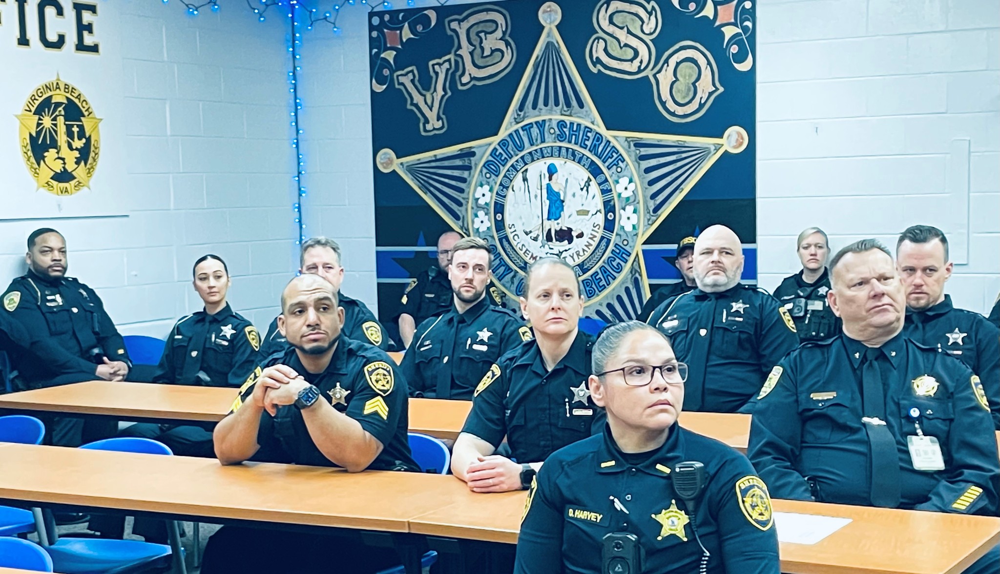 Virginia - Deputies gather in VBSO Muster Room for awards ceremony ...