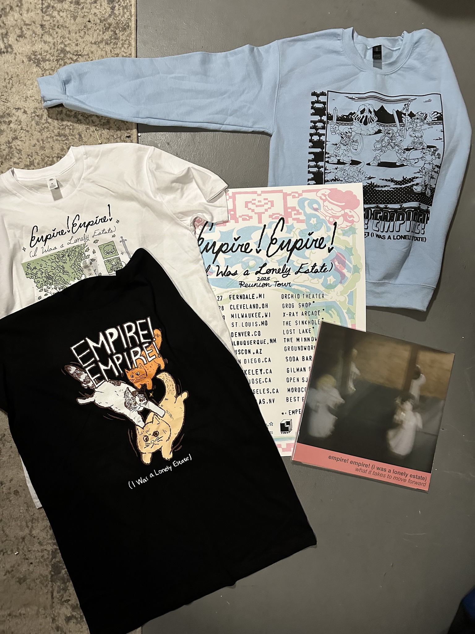 Empire! Empire! updates on vinyl repressing and upcoming shows