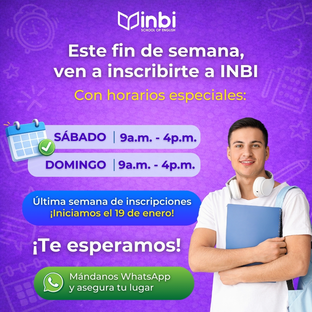 INBI - English School - Utiliza la lectura para mejorar tu inglés 👨‍🏫 ...