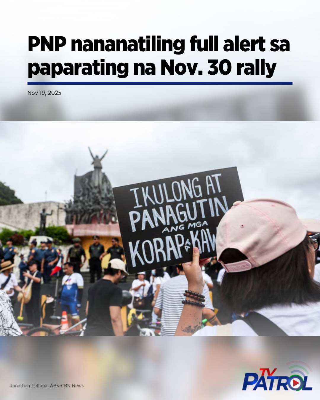 ABS-CBN - Kamakailang umarangkada na rin ang ilang protesta kontra ...
