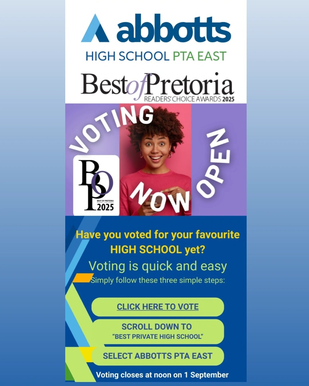 Abbotts High School - PTA East | Pretoria