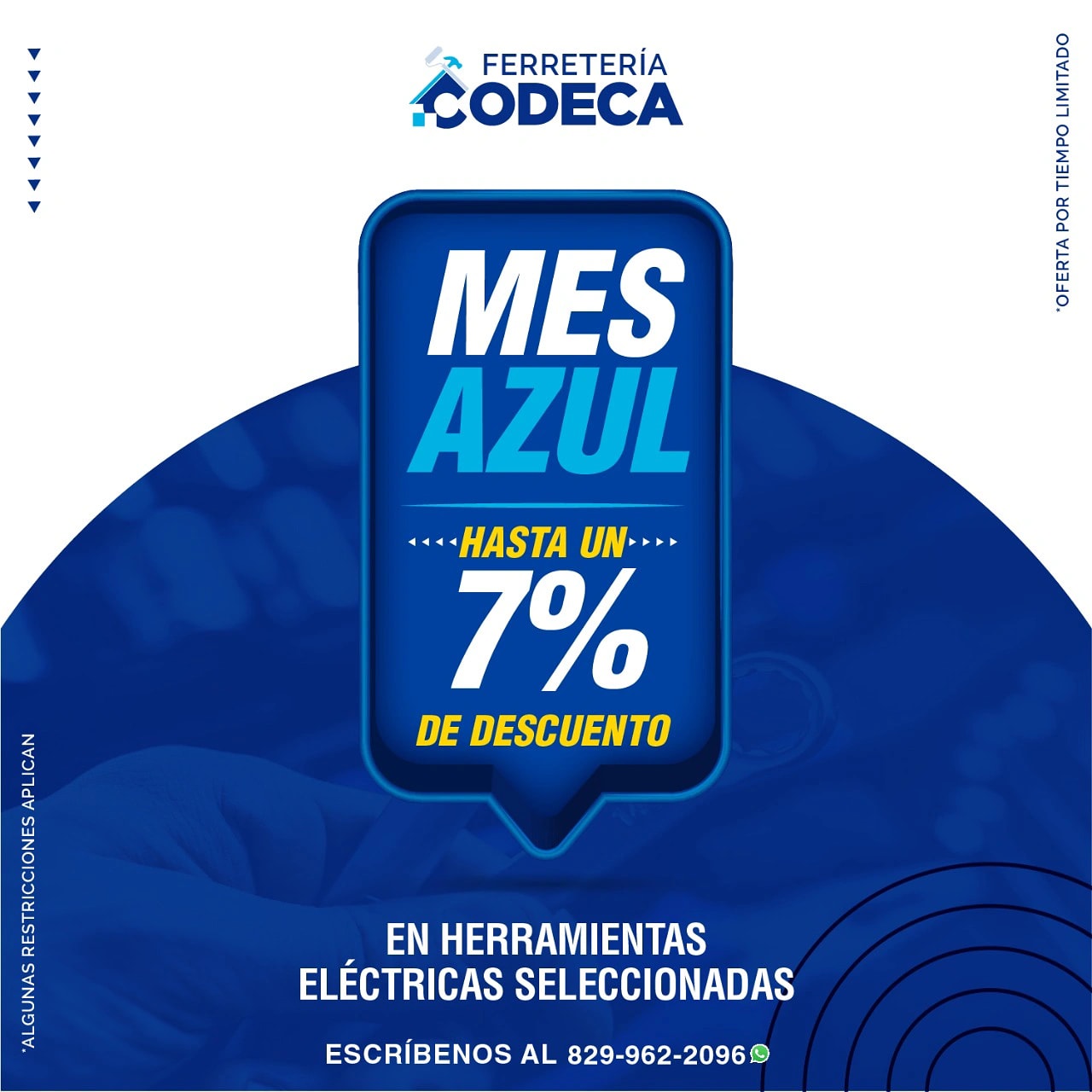 Ferretería Codeca - Aprovecha todas nuestras ofertas en el MES AZUL DE ...