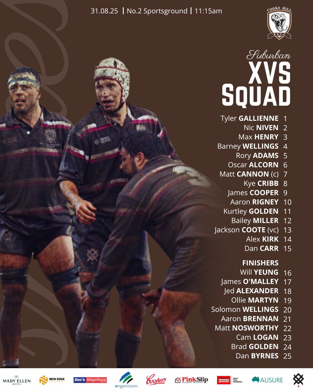 Cooks - 🔥 FINALS TEAM LIST 🔥 The wait is over – it’s DO OR DIE this ...