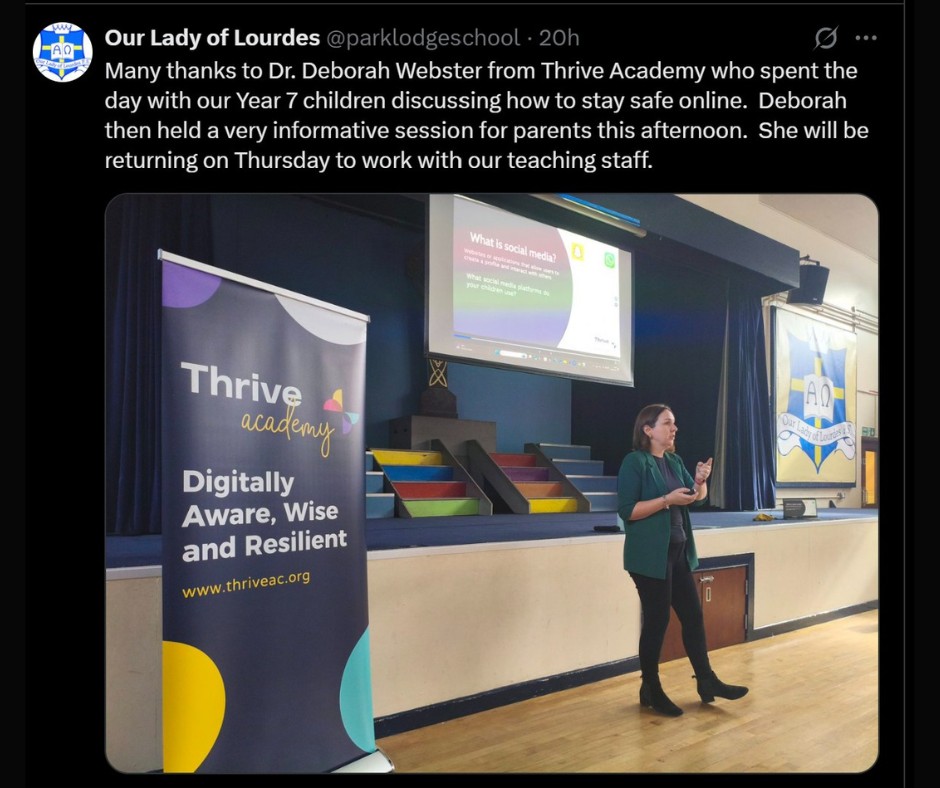 Thrive Academy - Great to receive this feedback from Our... | Facebook