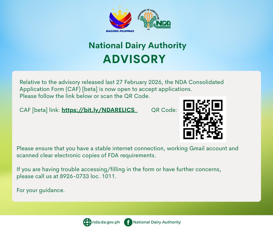 Relative to the advisory... - National Dairy Authority | Facebook