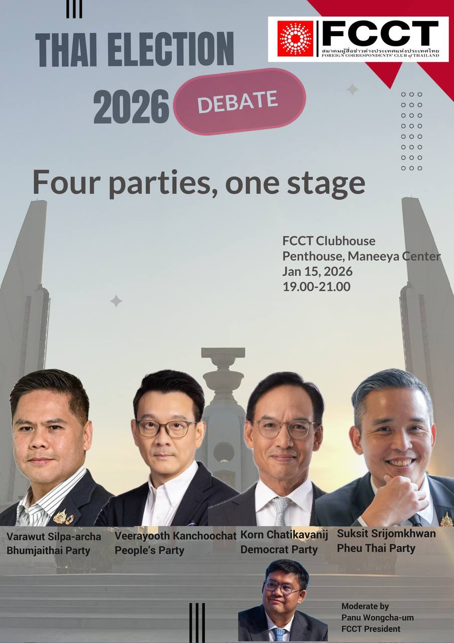 Thailand’... - Foreign Correspondents' Club of Thailand - FCCT | Facebook