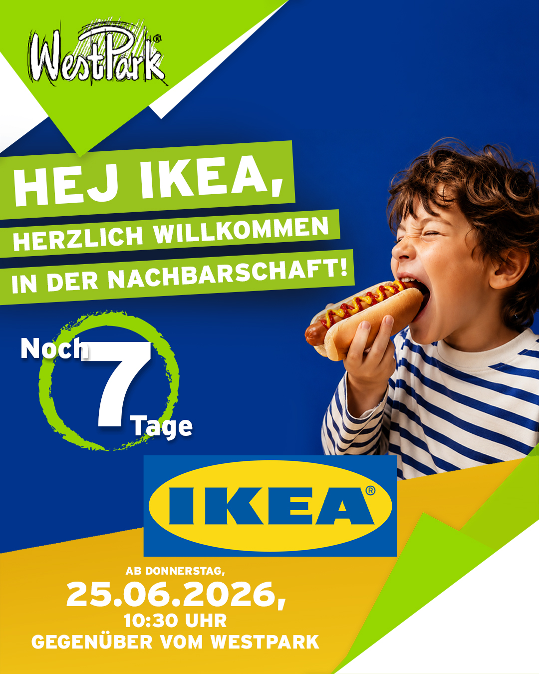 Bald ist es so weit! ✨ Direkt gegenüber vom WestPark Shoppingcenter entsteht gerade etwas Neues: IKEA Ingolstadt öffnet schon in wenigen Tagen seine Türen. 🙌 Wir freuen uns auf einen neuen Nachbarn