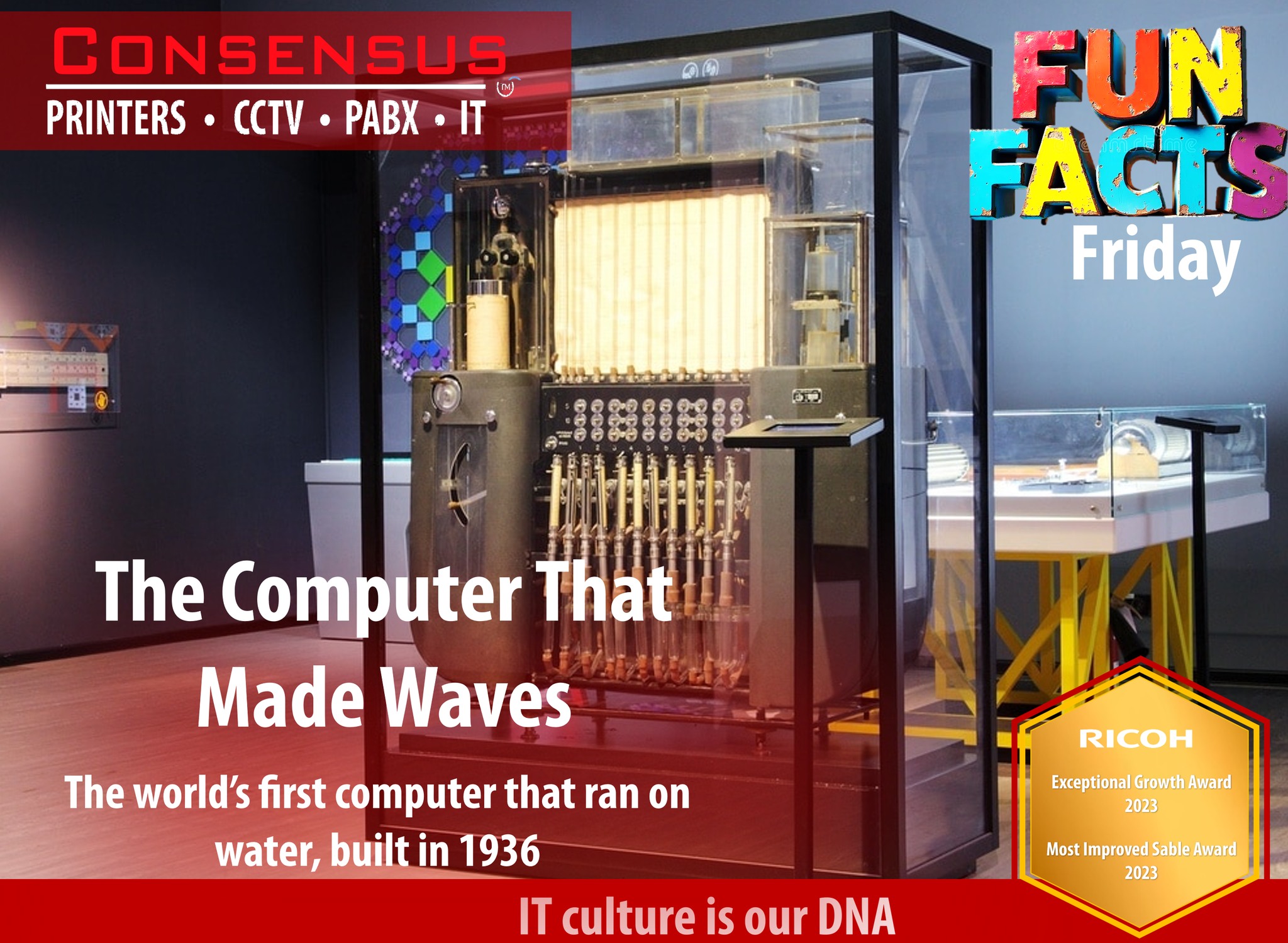 Consensus - 🌊🖥️ Fun Fact Friday! 🧠💧 What if we told you... | Facebook
