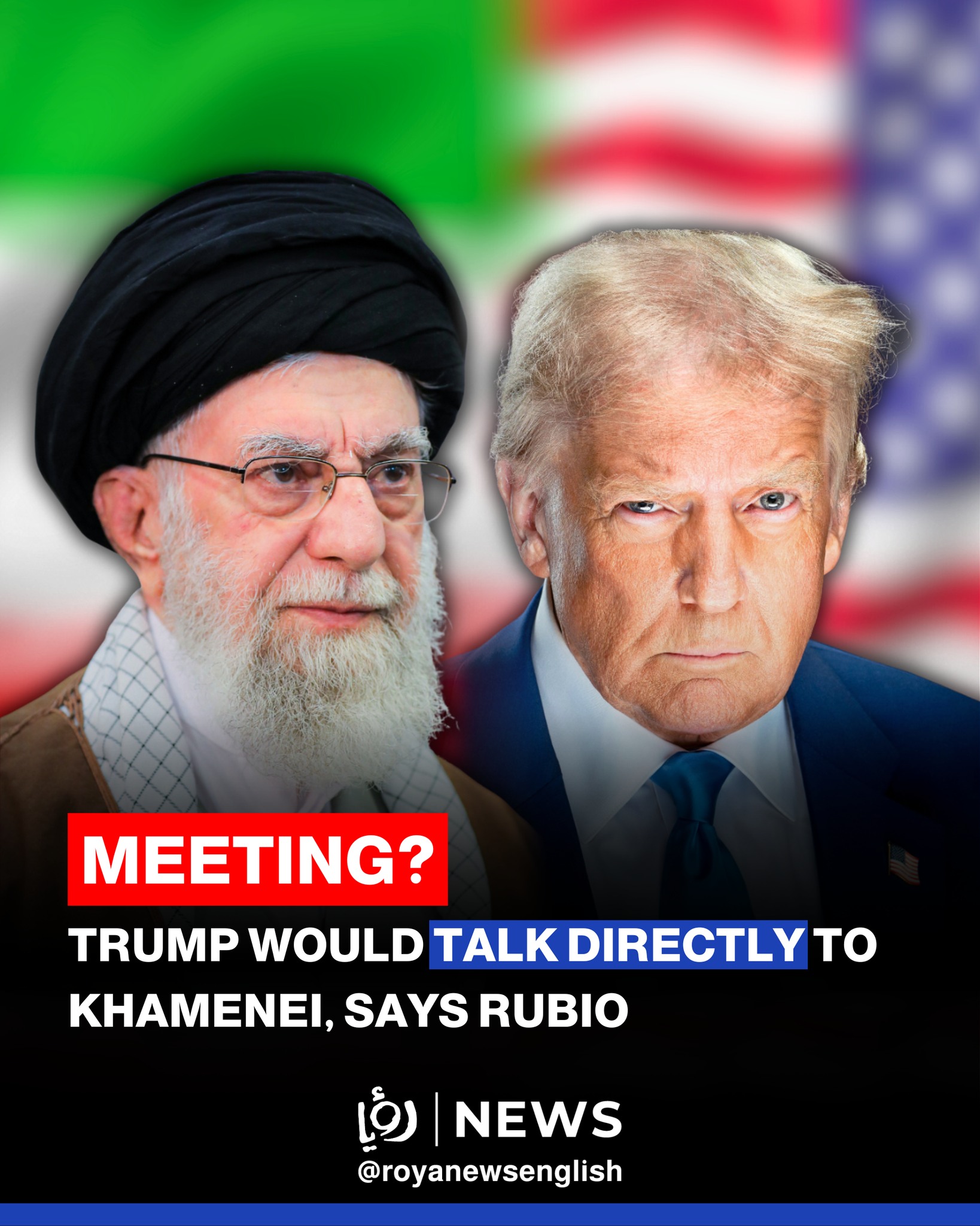 🇺🇸 🇮🇷 US Secretary of State Marco... - Roya News English | Facebook
