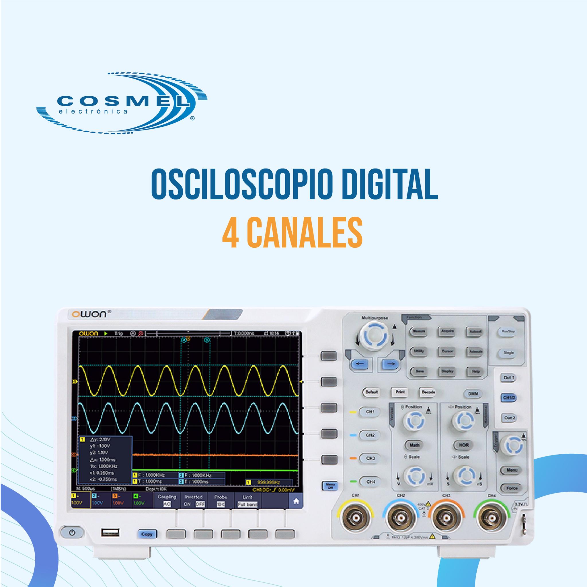 OSCILOSCOPIO DIGITAL PORTABLE- TODO... - Osciloscopios Owon | Facebook