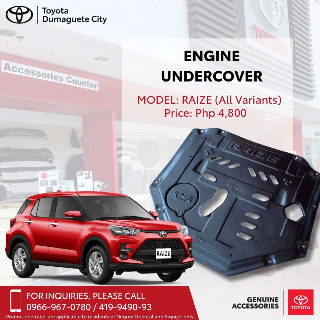 Toyota - Transform your Toyota Raize with the Engine Undercover ...