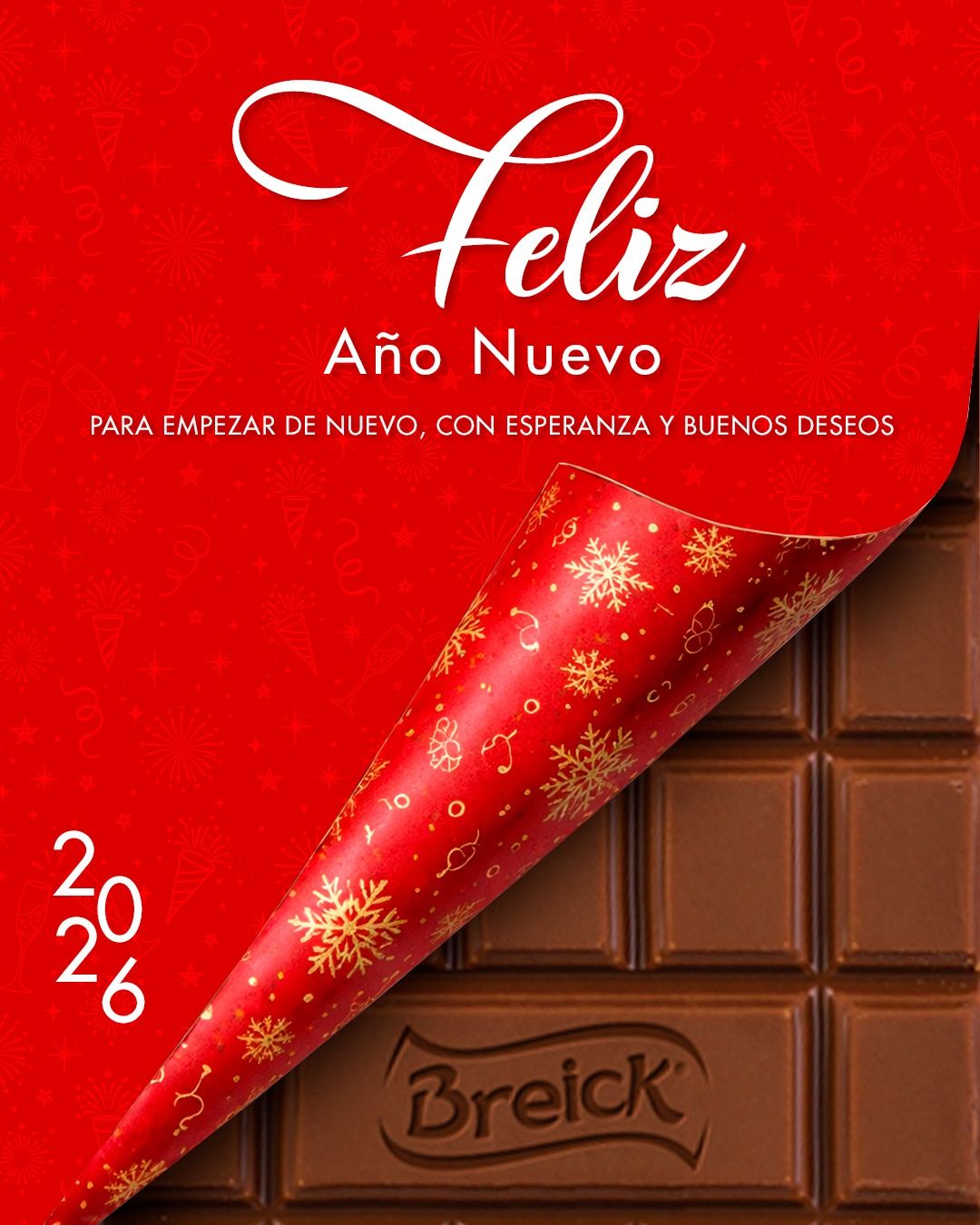 Breick - ¡Feliz Año Nuevo! 🎆 Que el 2026 venga lleno de nuevos ...