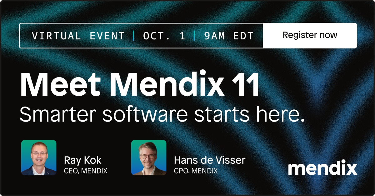 Altair - The agentic era is here—and Mendix 11 launches... | Facebook