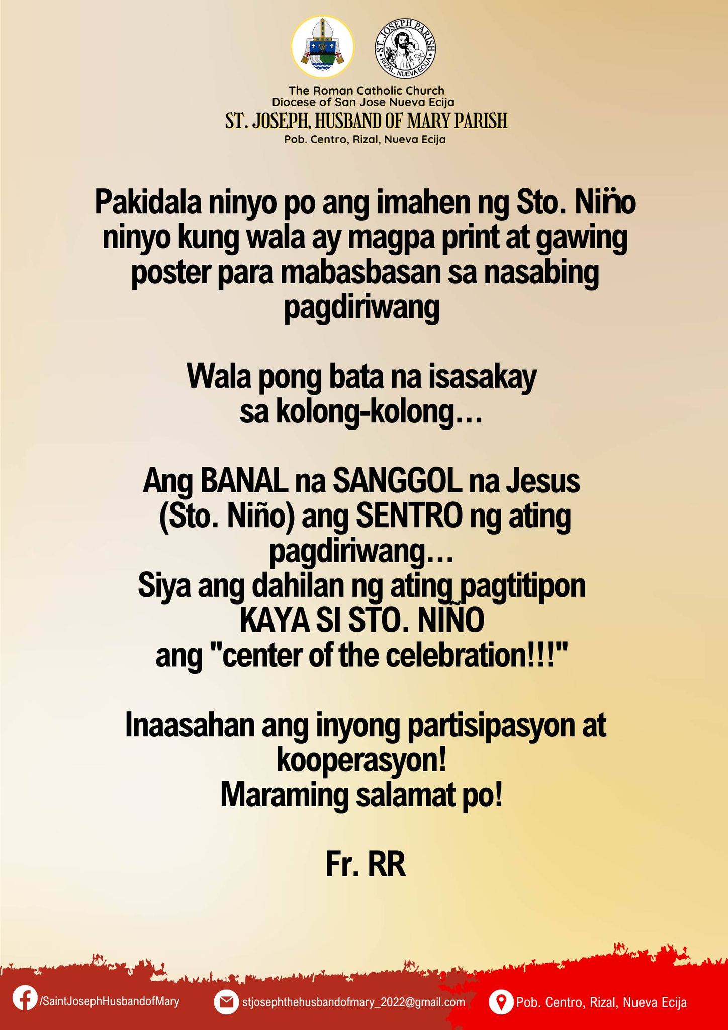 St. Joseph, Husband... - St. Joseph, Husband of Mary - Rizal