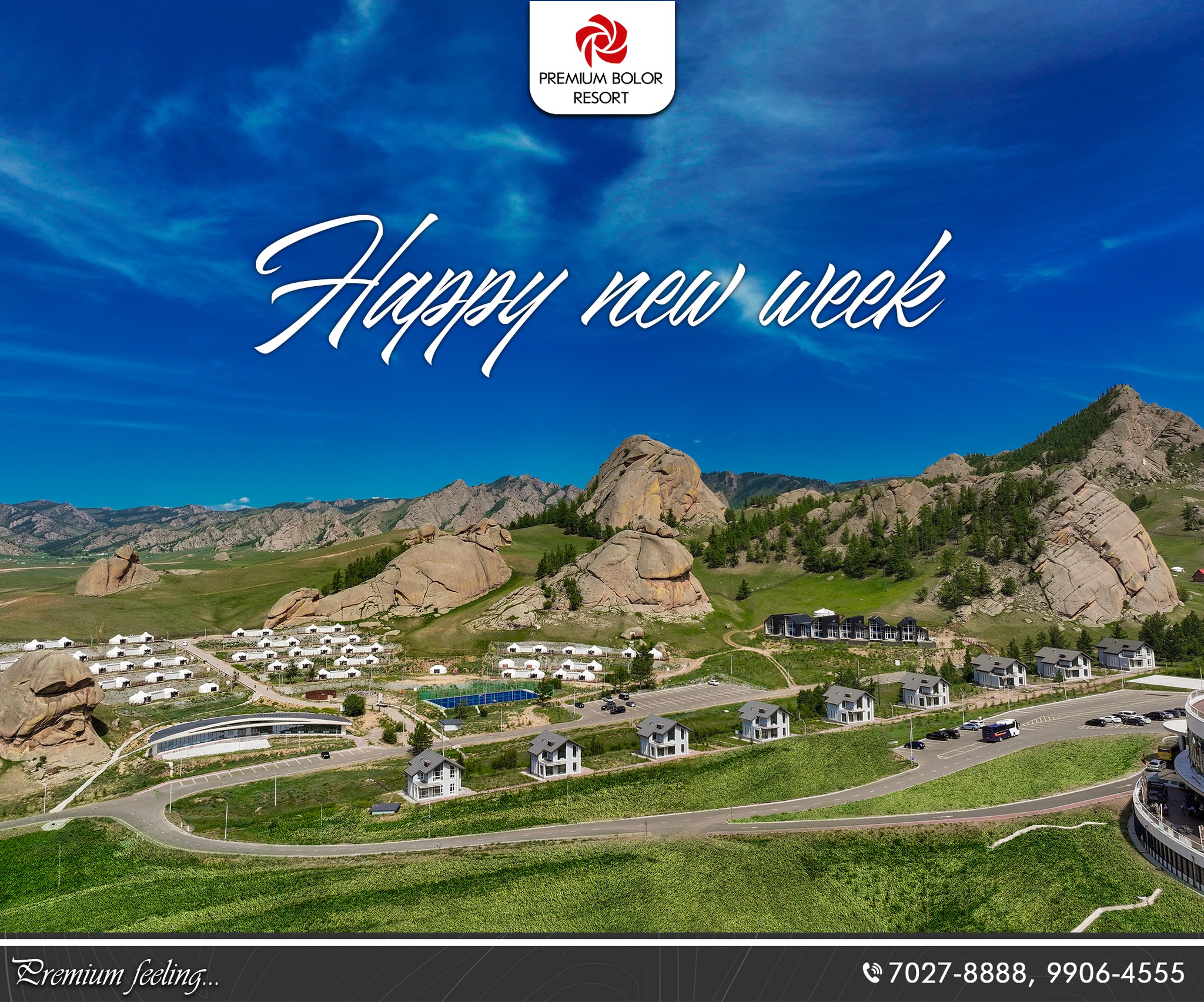 Premium - #HAPPY_NEW_WEEK #WELCOME_TO_PREMIUM_BOLOR_RESORT_TERELJ 🏞💨🍀 ...
