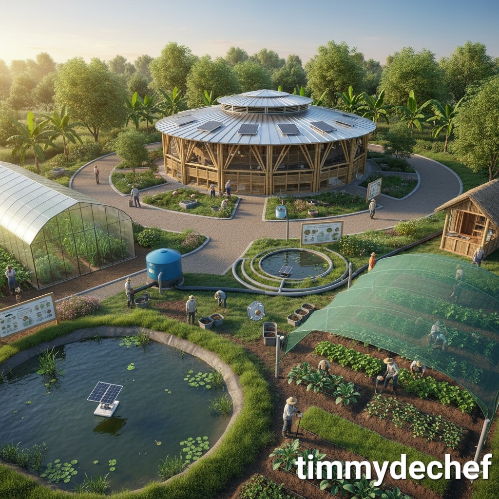 Timmydechef - Here’s an innovative farm set up for an integrated rabbit ...