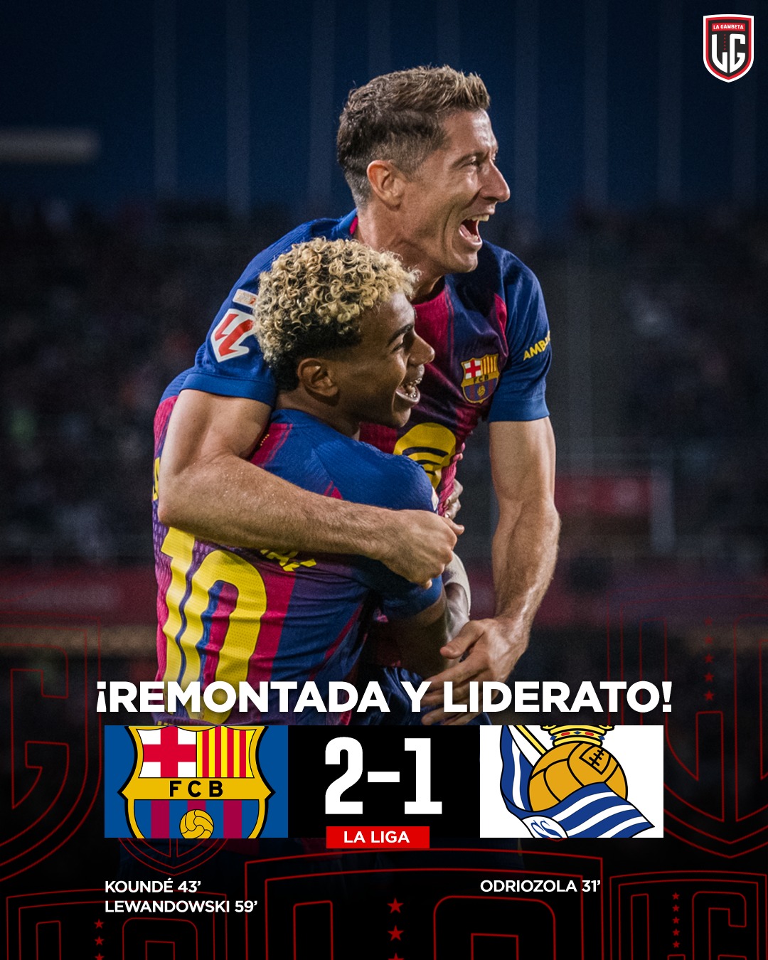 La Gambeta - 🔥 ¡REMONTADA Y LIDERATO! 🔥 ¡Saluden al... | Facebook