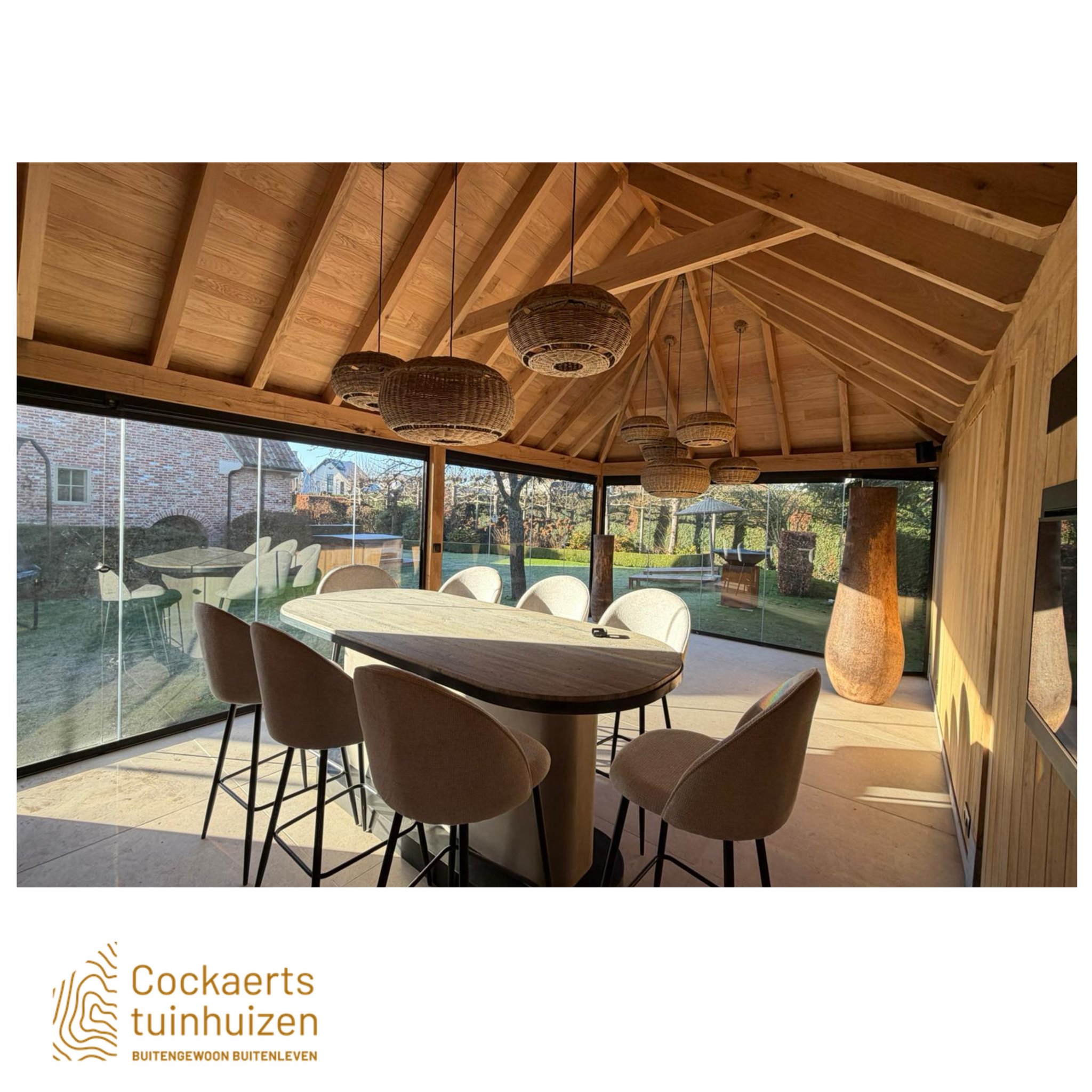 Tuinhuizen Cockaerts - Cubum Thermowood Ayous ~ dit tropisch zachthout ...