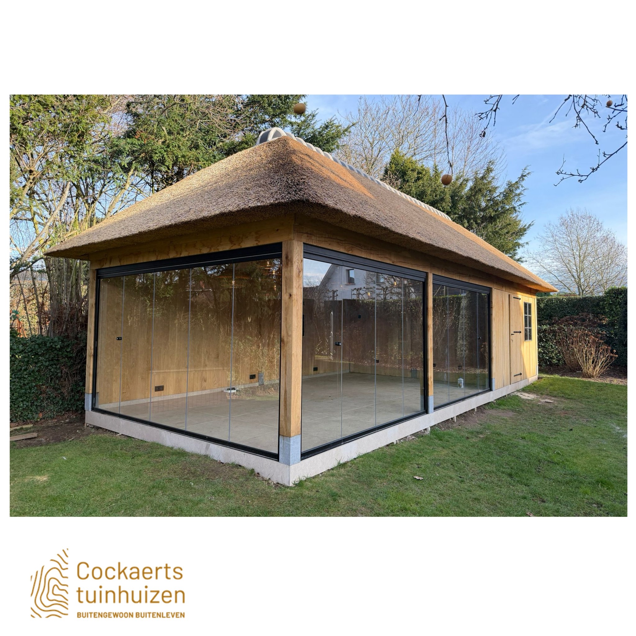Tuinhuizen Cockaerts - Cubum Thermowood Ayous ~ dit tropisch zachthout ...