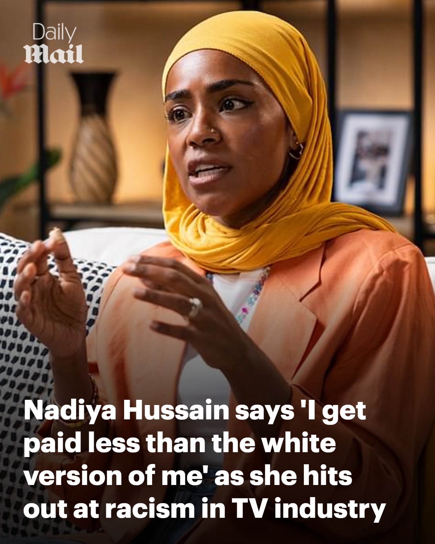 Daily - The TV chef claims her Muslim faith 'made people uncomfortable ...