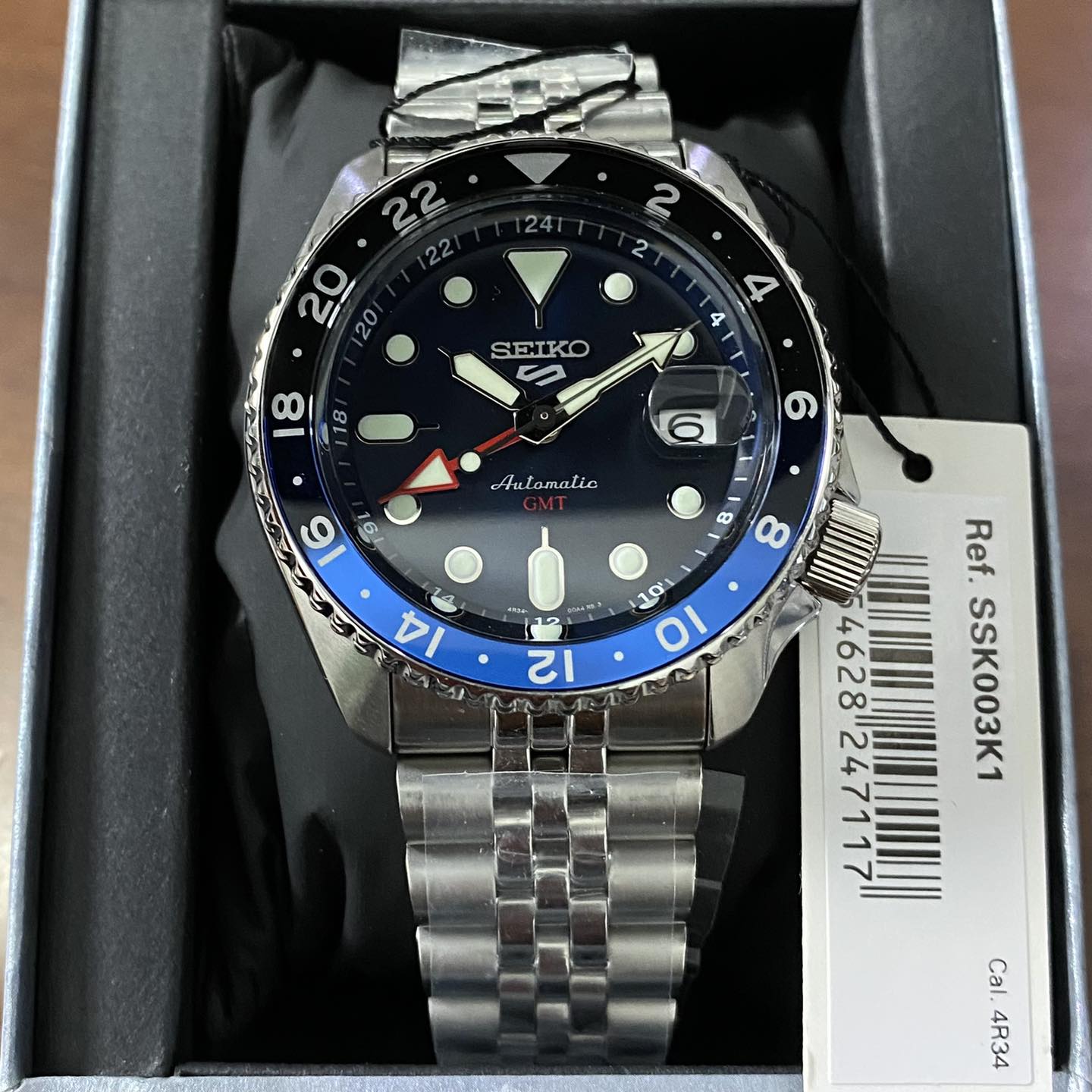 Note_Watch - WTS : Seiko 5 sports GMT batman #SSK003K1...