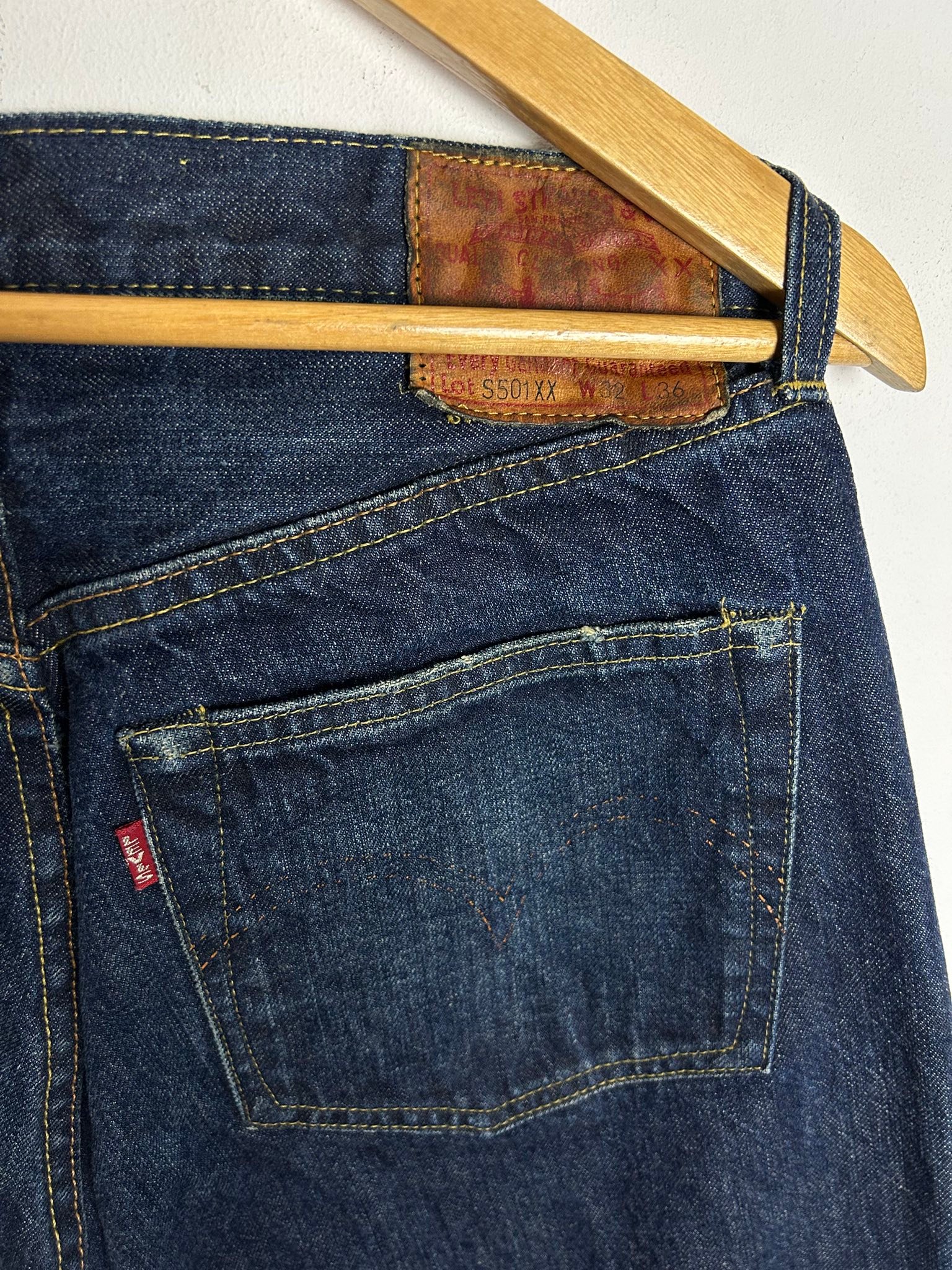 Vintage Levis S501XX WWII Selvedge LVC 1944 Made in USA ?? W32 