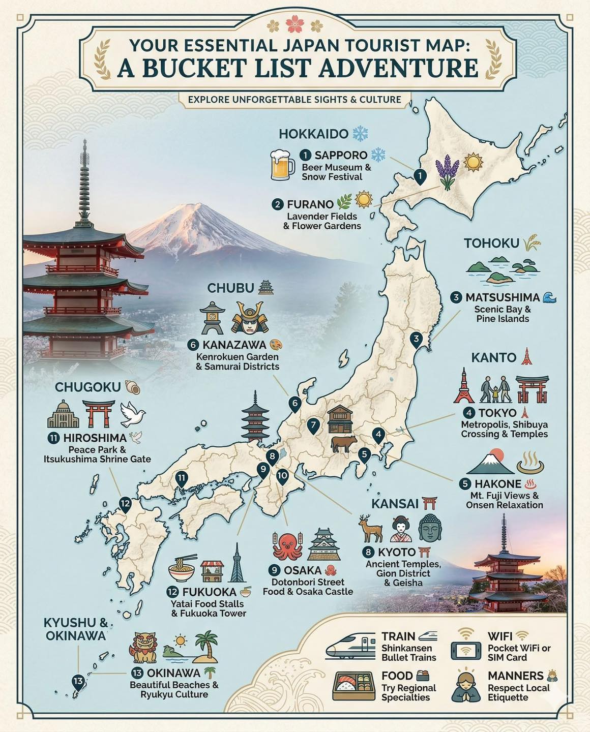 🇯🇵 THIS JAPAN MAP WILL CHANGE HOW YOU TRAVEL FOREVER 🇯🇵 Most