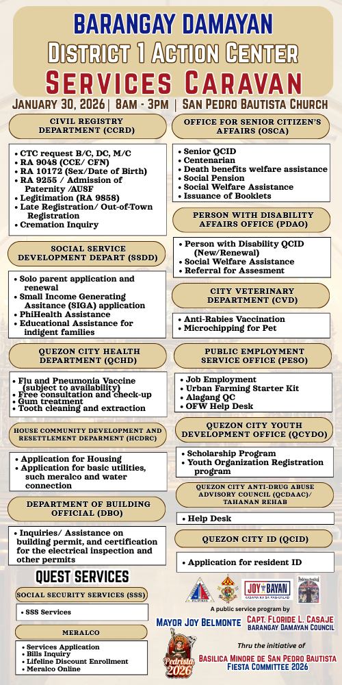 Barangay Damayan Official | Quezon City