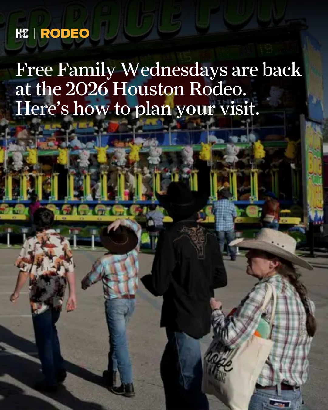 Houston - Two Family Wednesdays are scheduled during the 2026 Houston ...