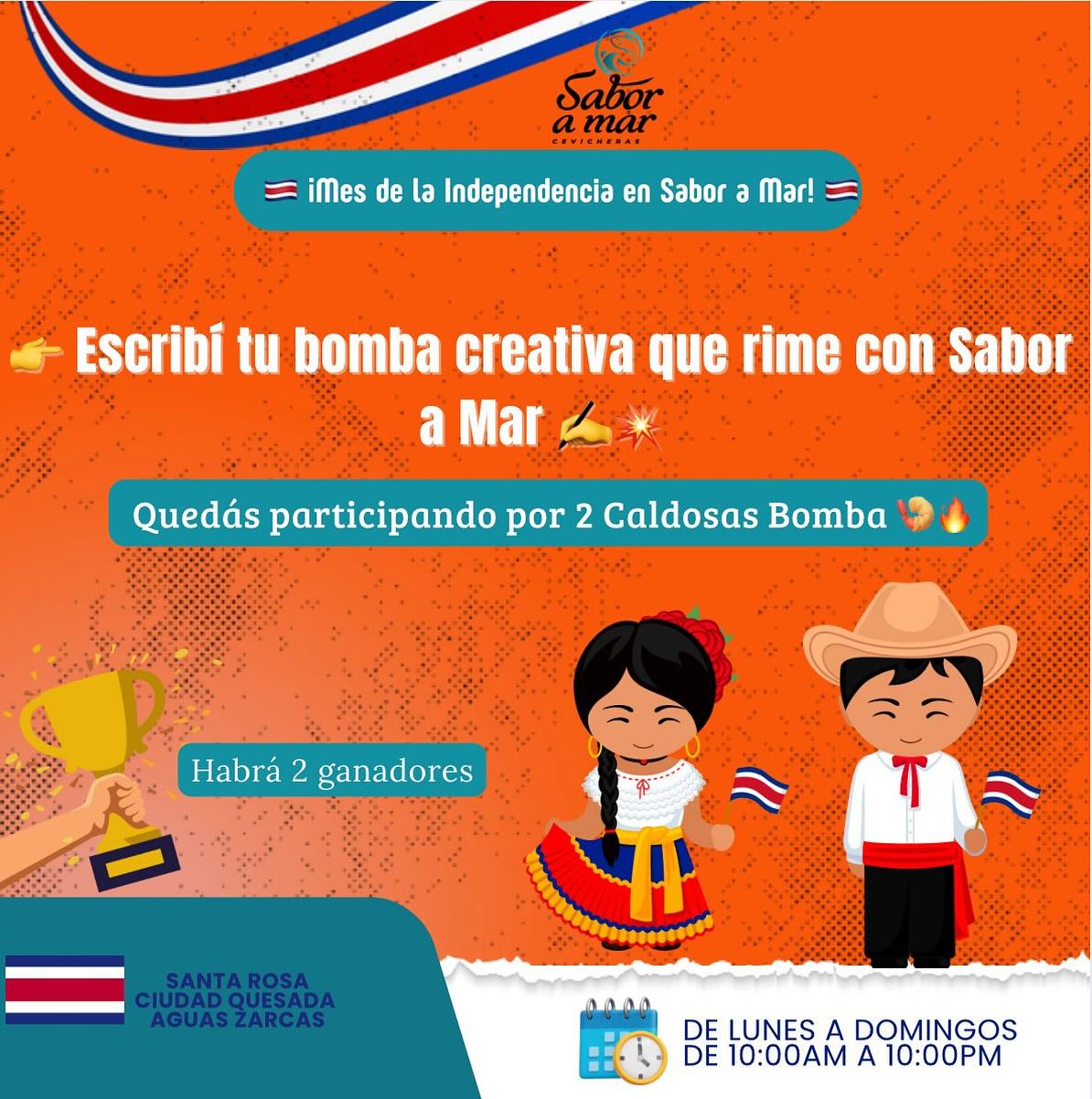 Sabor - 🇨🇷🎉🐙 ¡Atención amantes del buen ceviche! 🐟🍋 En Sabor a Mar 🌊 ...