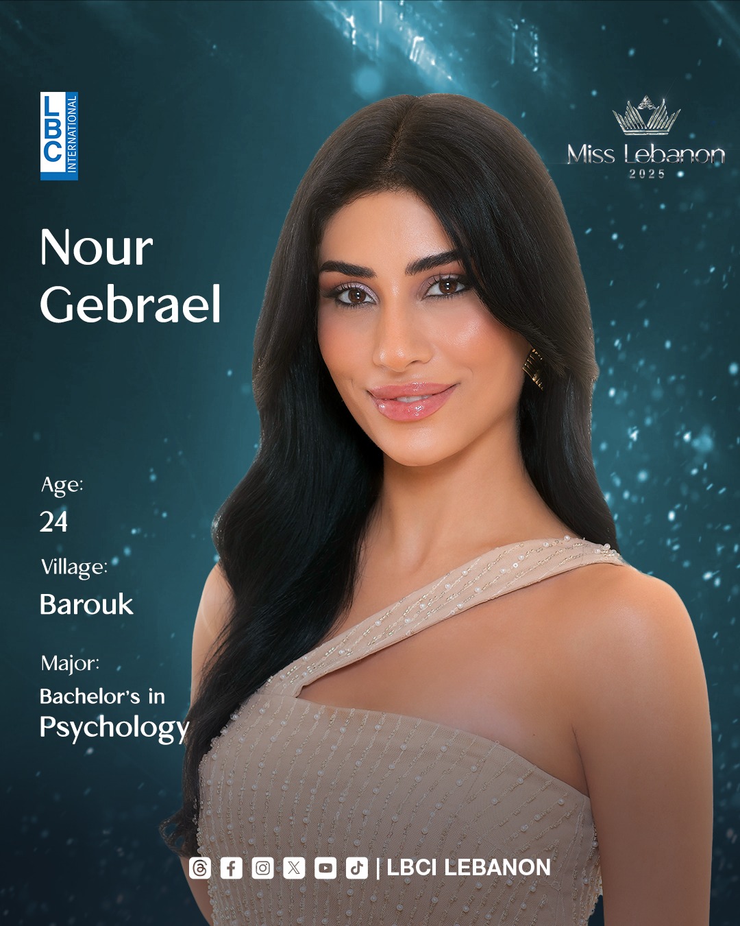 LBCI - تعرفوا إلى نور جبرايل Miss Lebanon #LBCI #LBCILebanon # ...