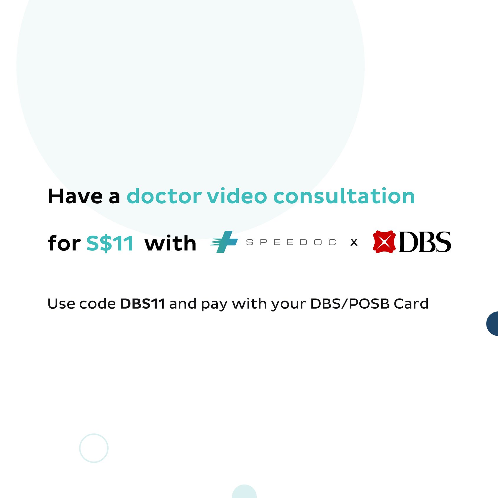 Speedoc - See a doctor over video consultation for S$11...