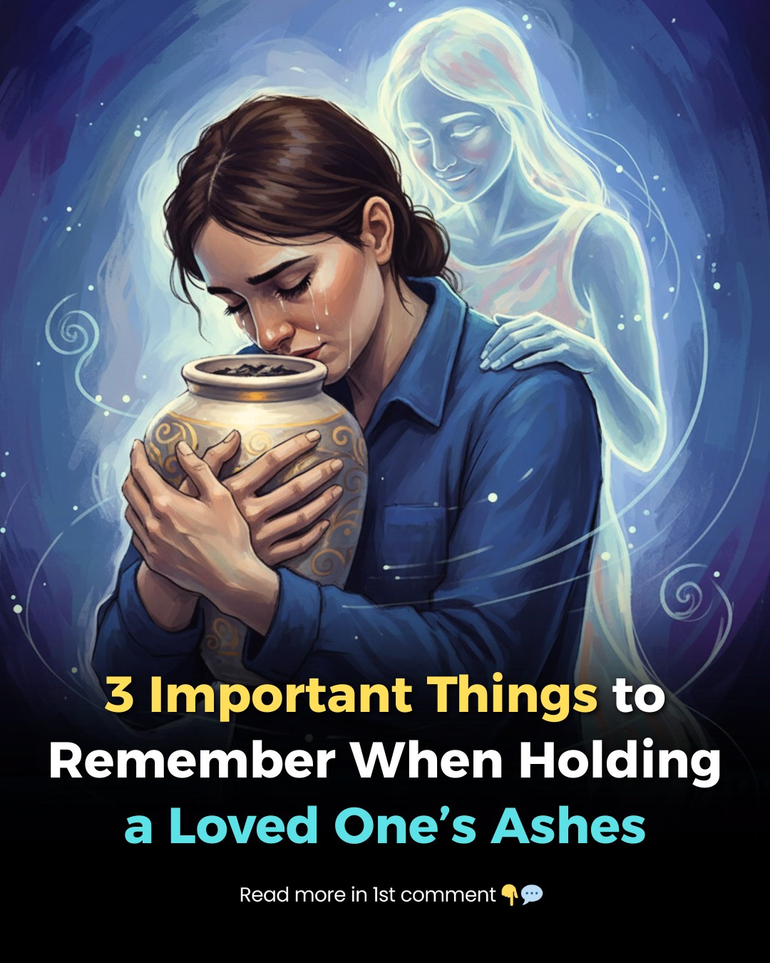 Modern - 3 things to remember when holding a loved one's ashes 🙏🥺 ...
