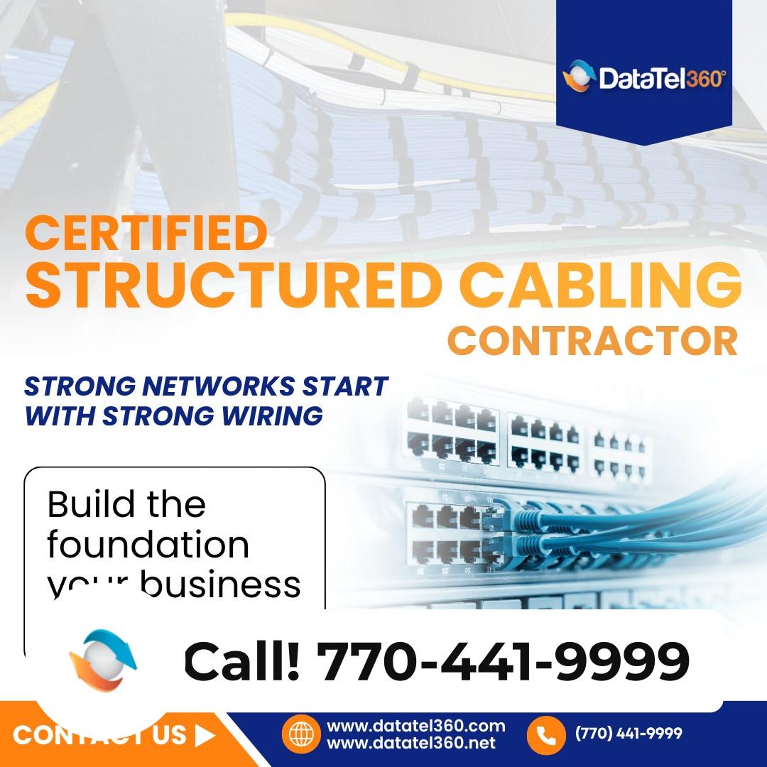 DataTel - Need a Certified structured cabling contractor near me in ...