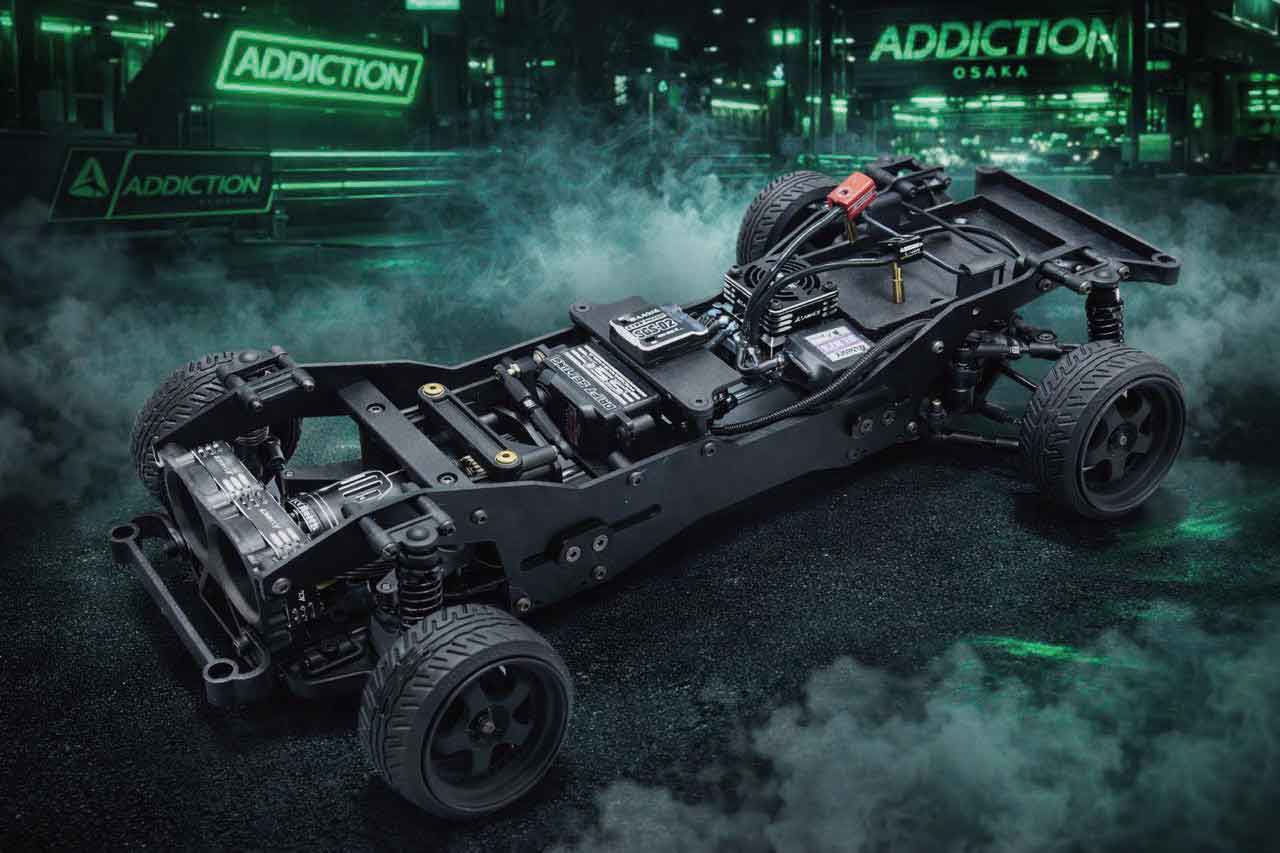 Addiction RC RX-01 FR 1/10 RWD Drift Chassis Kit COMING SOON