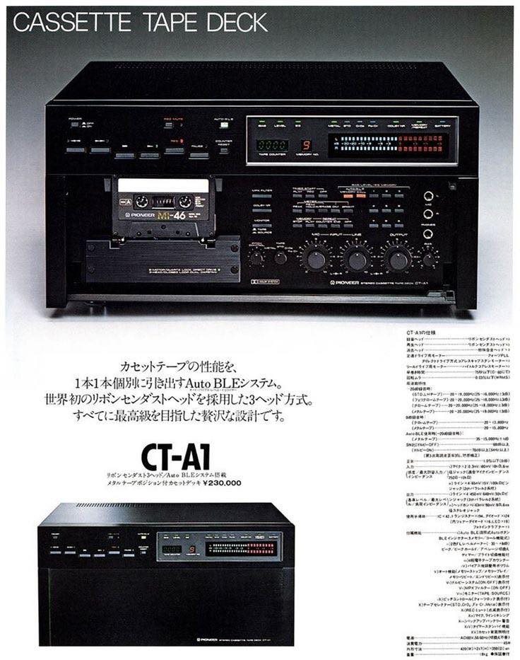 Pioneer CT-7A (1975) Stereo Cassette Deck