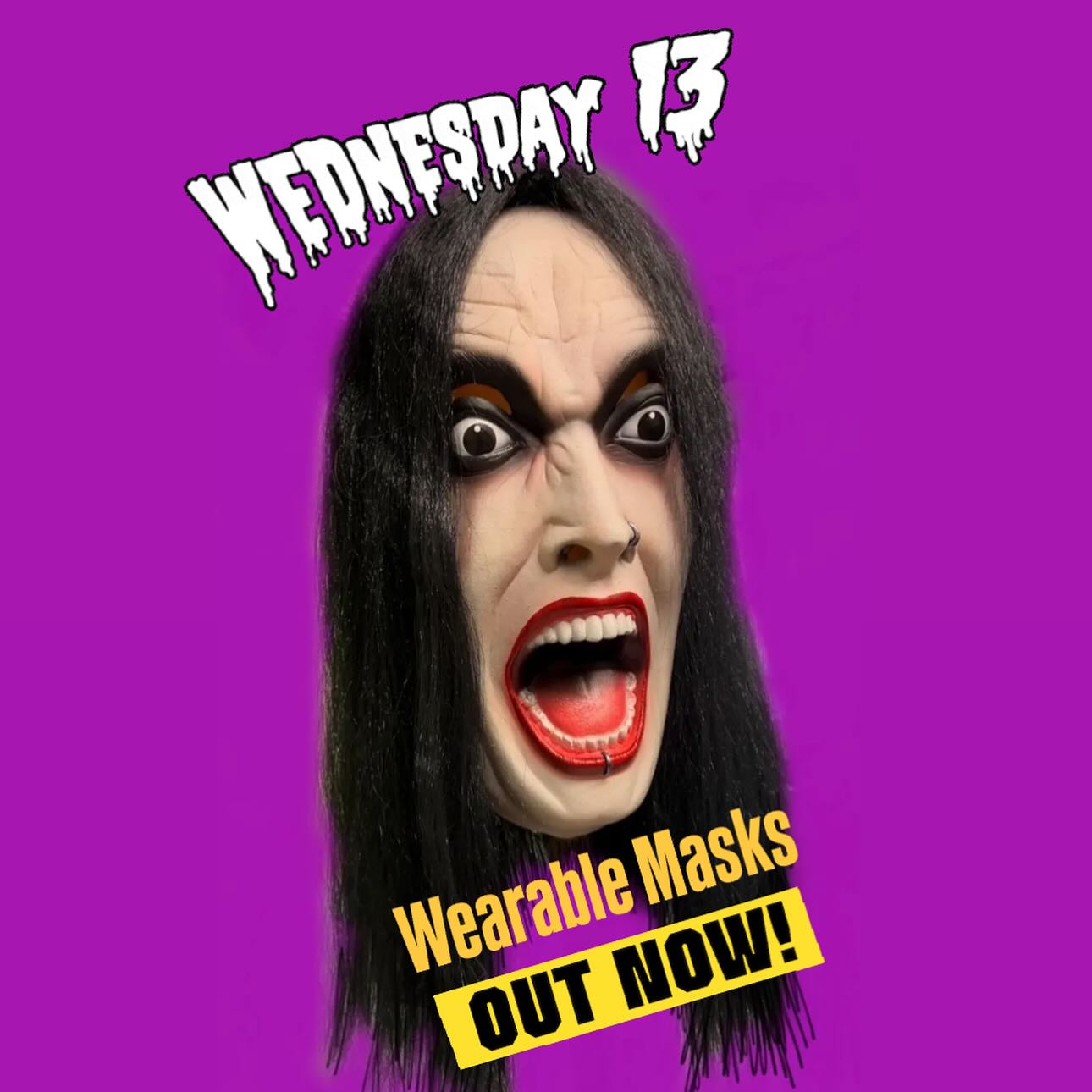 Wednesday 13 - Available Now‼️ Wednesday 13 masks from... | Facebook