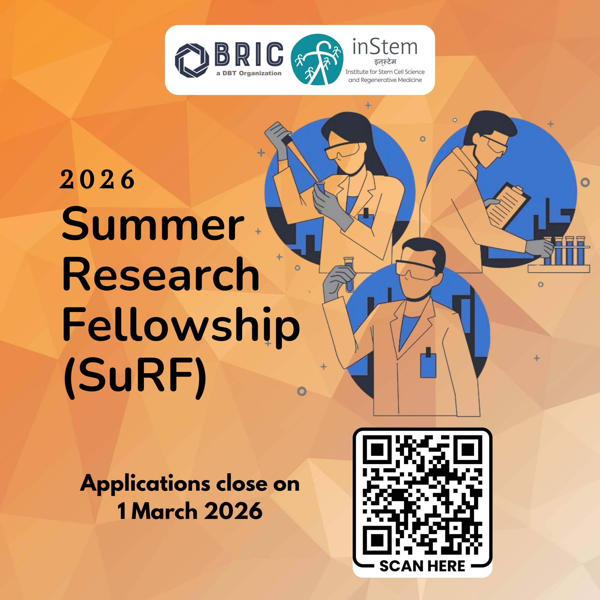 Calling all UG/PG students! BRIC-inStem is back with another edition of ...