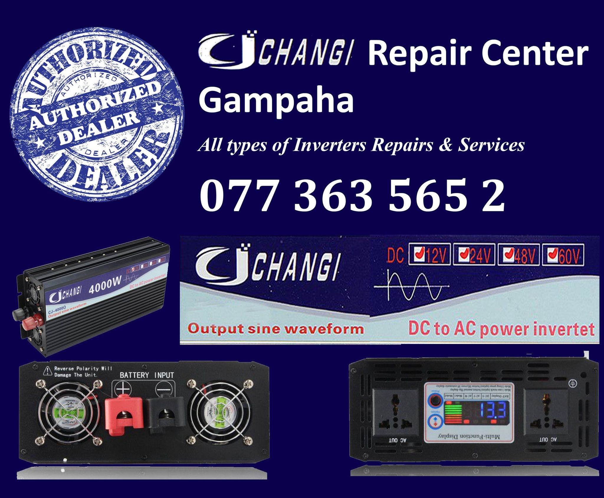 Changi Inverter Repair Center | Gampaha