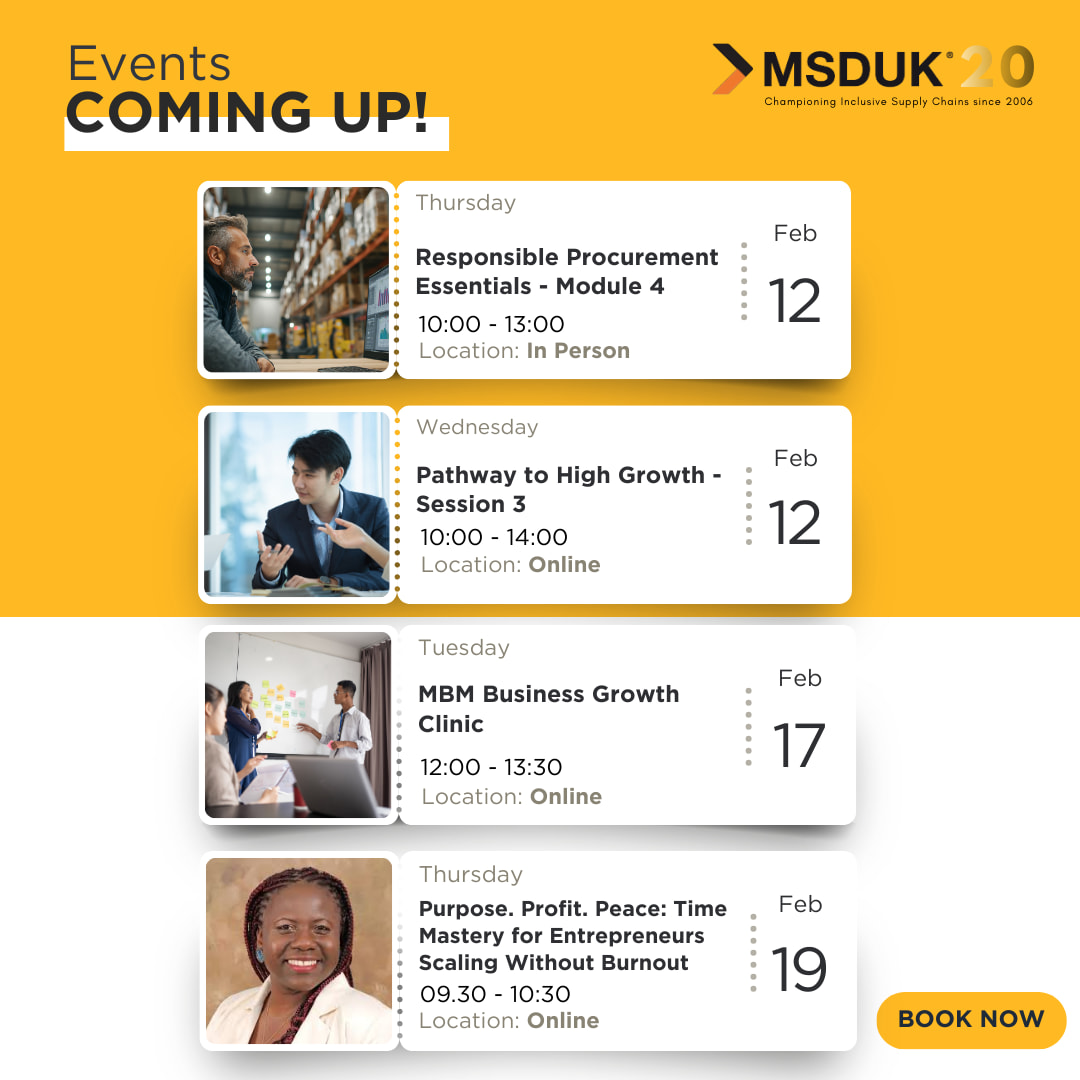 MSDUK - Our 2026 events calendar is already filling up!... | Facebook
