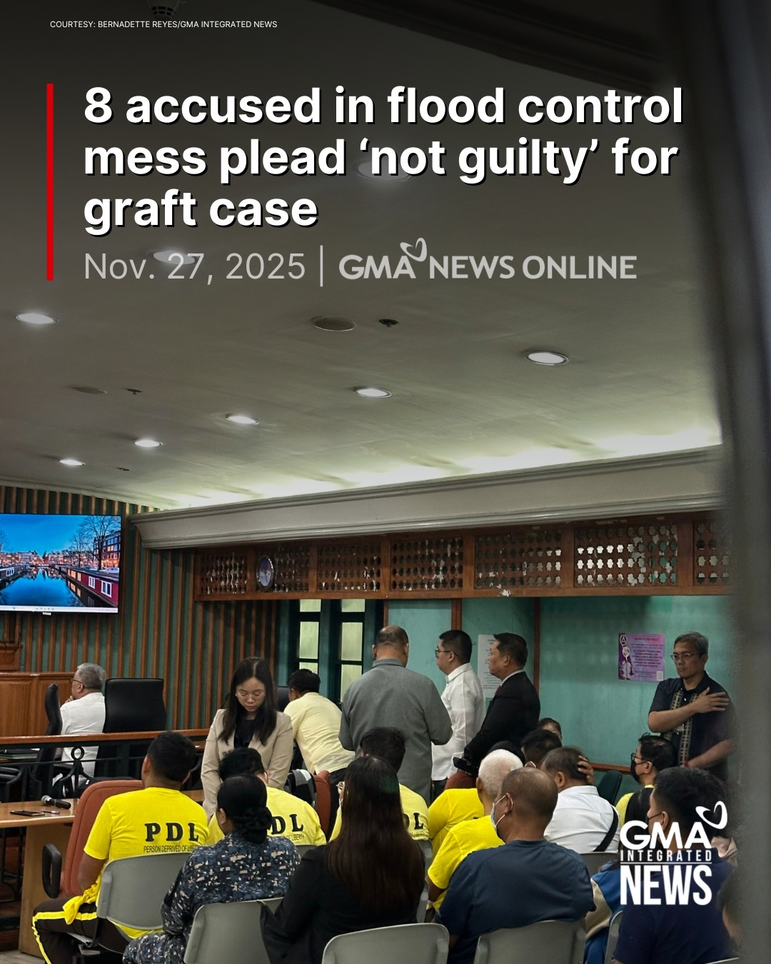 GMA News - Eight of the accused in the flood control mess... | Facebook