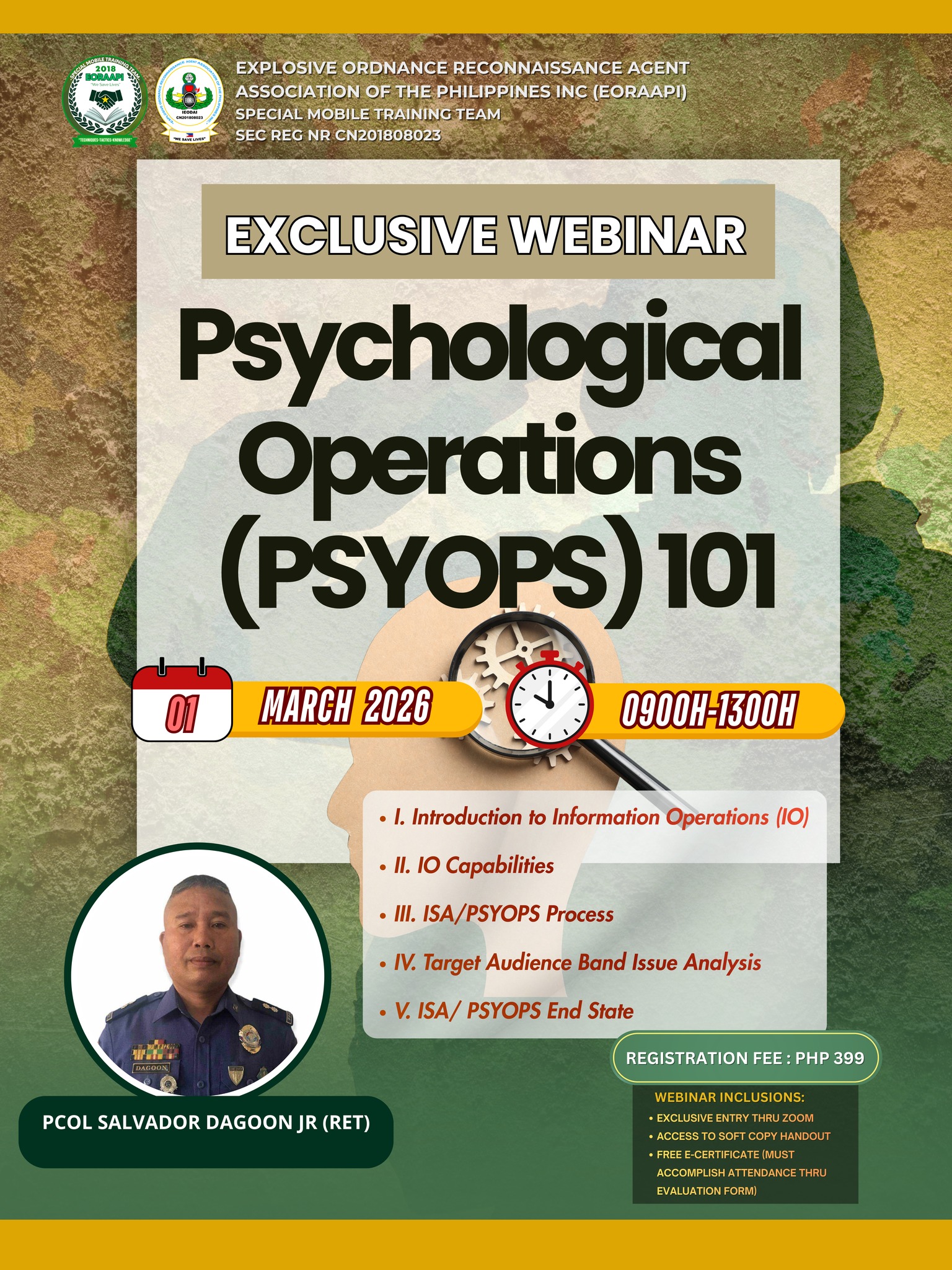 Special - 𝗘𝗫𝗣𝗟𝗢𝗦𝗜𝗩𝗘 𝗢𝗥𝗗𝗡𝗔𝗡𝗖𝗘 𝗥𝗘𝗖𝗢𝗡𝗡𝗔𝗜𝗦𝗦𝗔𝗡𝗖𝗘 𝗔𝗚𝗘𝗡𝗧 (𝗘𝗢𝗥𝗔) 𝗖𝗢𝗨𝗥𝗦𝗘 We are ...