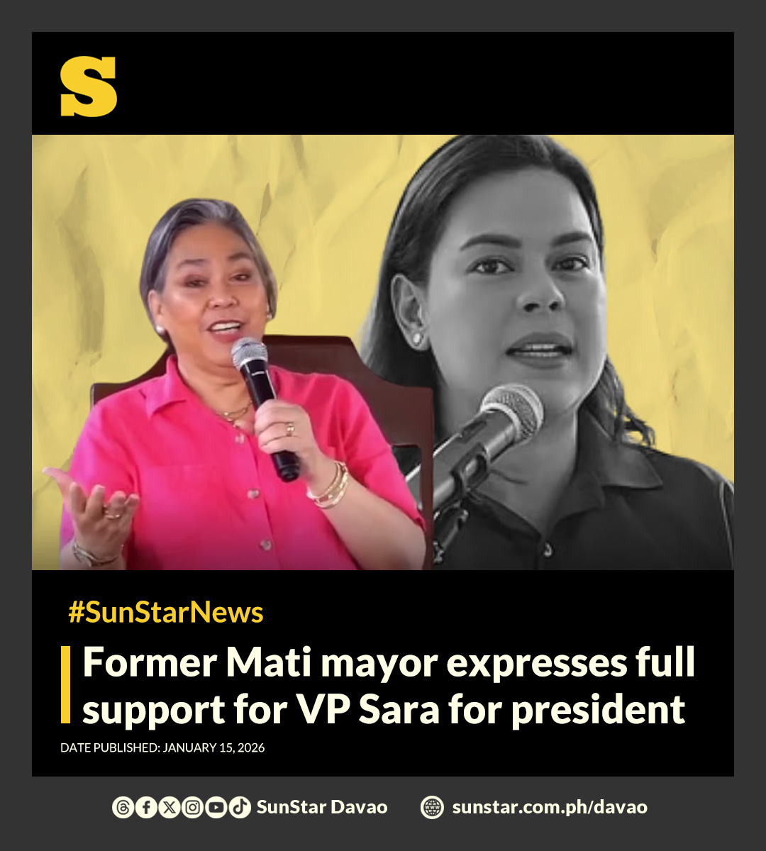 SunStar - Despite not officially declaring any bid for public office ...
