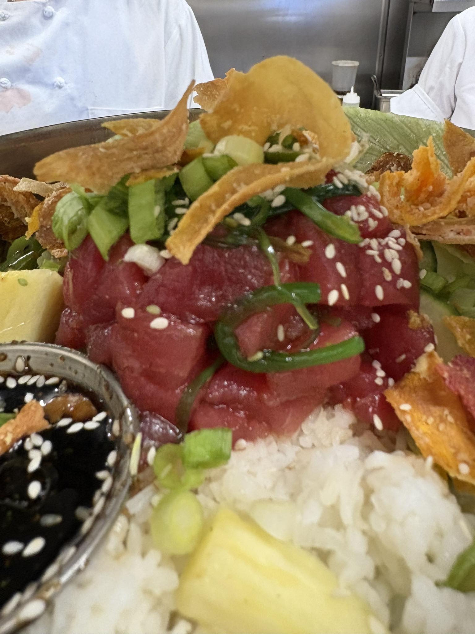 Morgan - Aloha! Have you tried our tuna poke bowl??? Tuna tartare ...